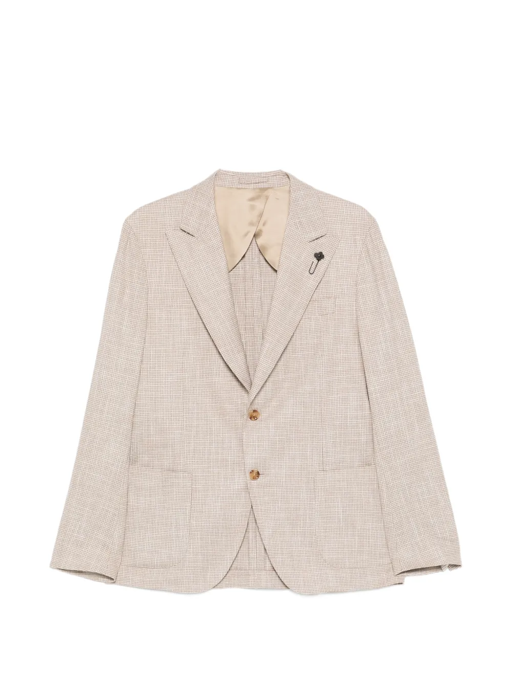 Lardini patterned jacket | Neutrals | Image 1