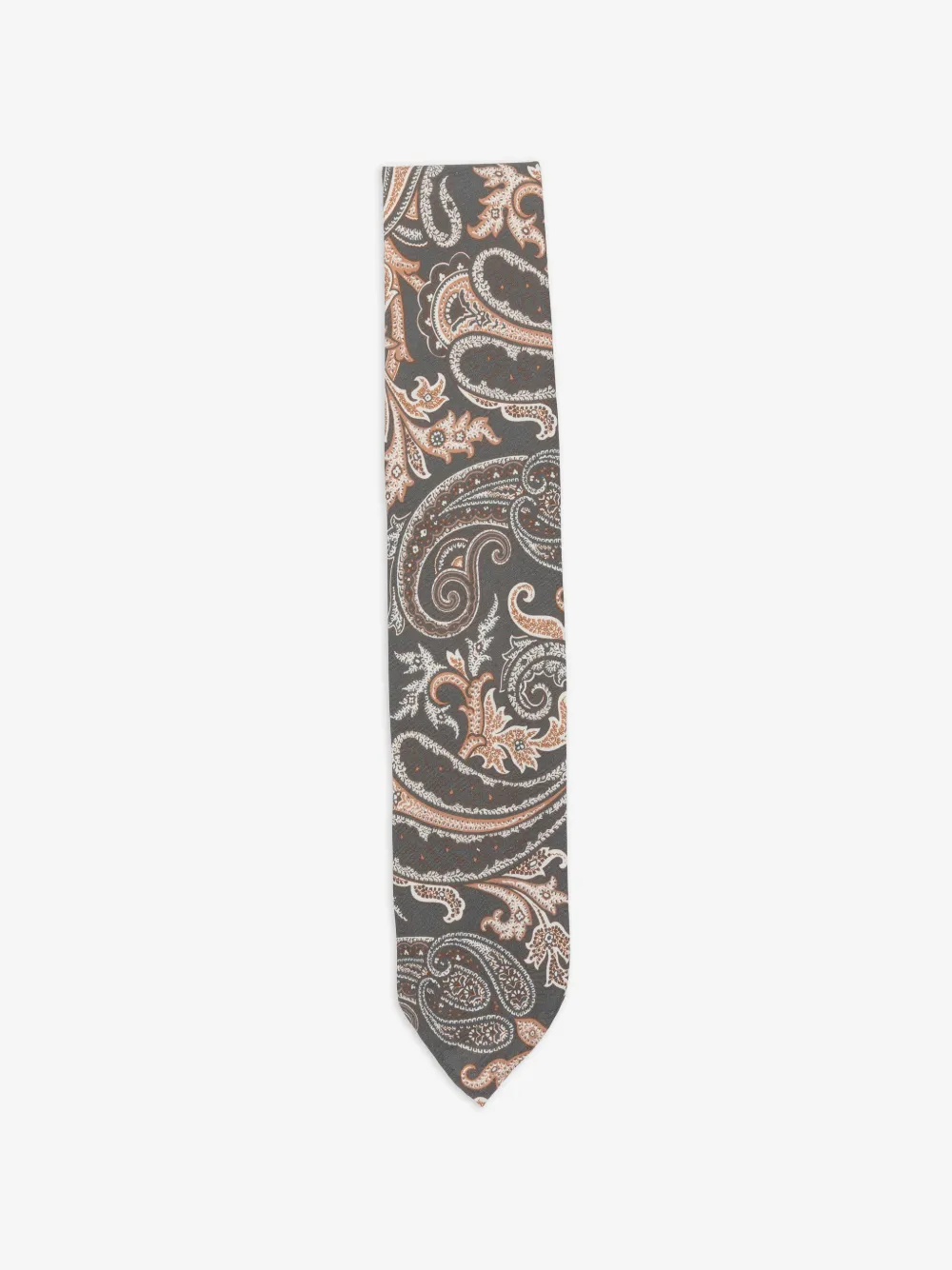 Lardini paisley tie | Grey | Image 1