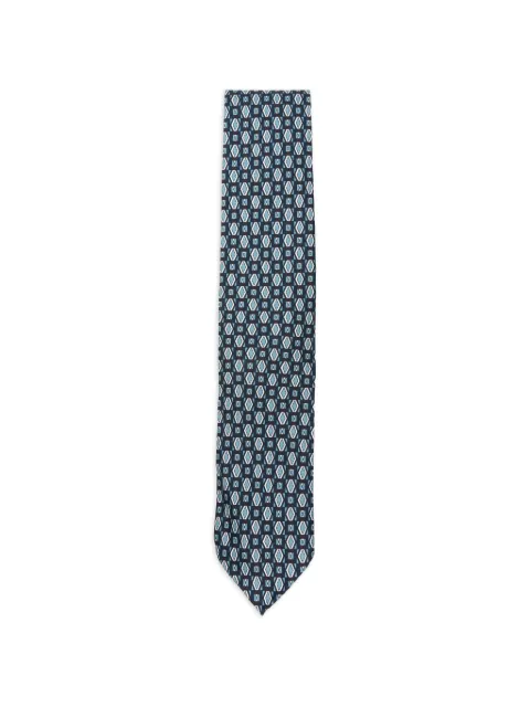 Lardini geometric-patterned tie