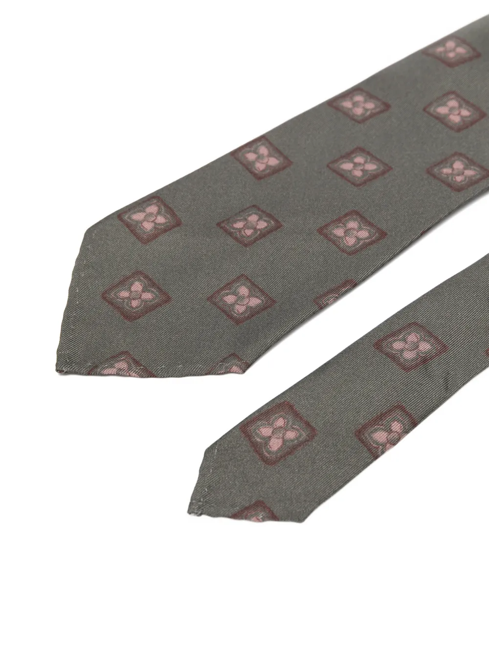 Lardini Stropdas met patroon Groen