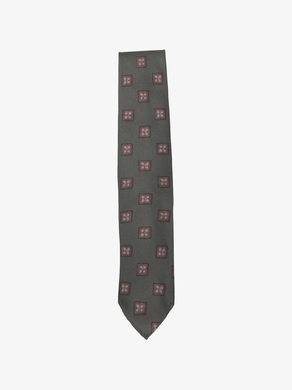 Lardini patterned tie | Green | Image 1