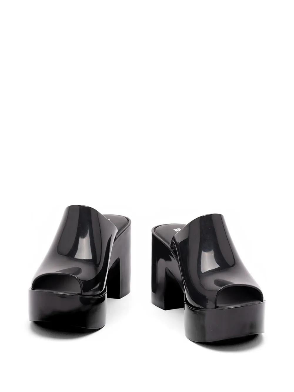 Melissa Hype sandalen met plateauzool Zwart