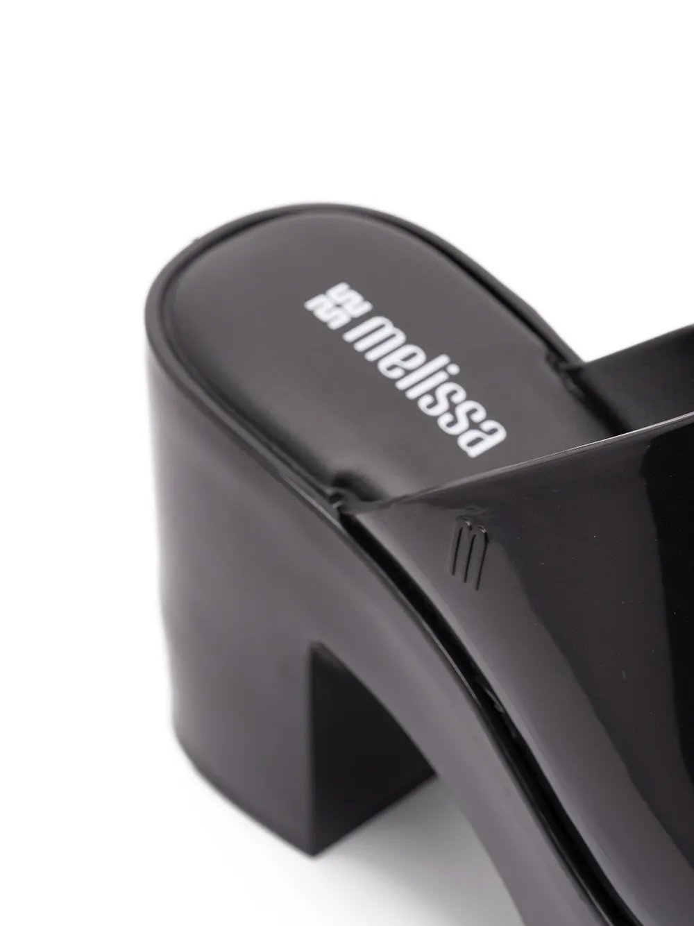 Melissa Hype sandalen met plateauzool Zwart