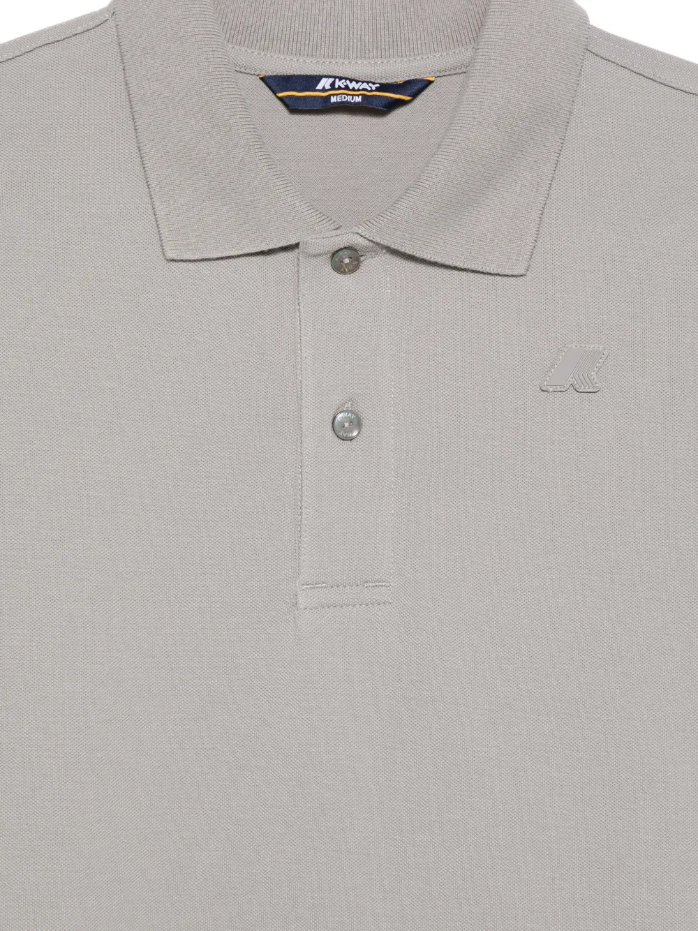 K-Way Amedee poloshirt met logo Grijs