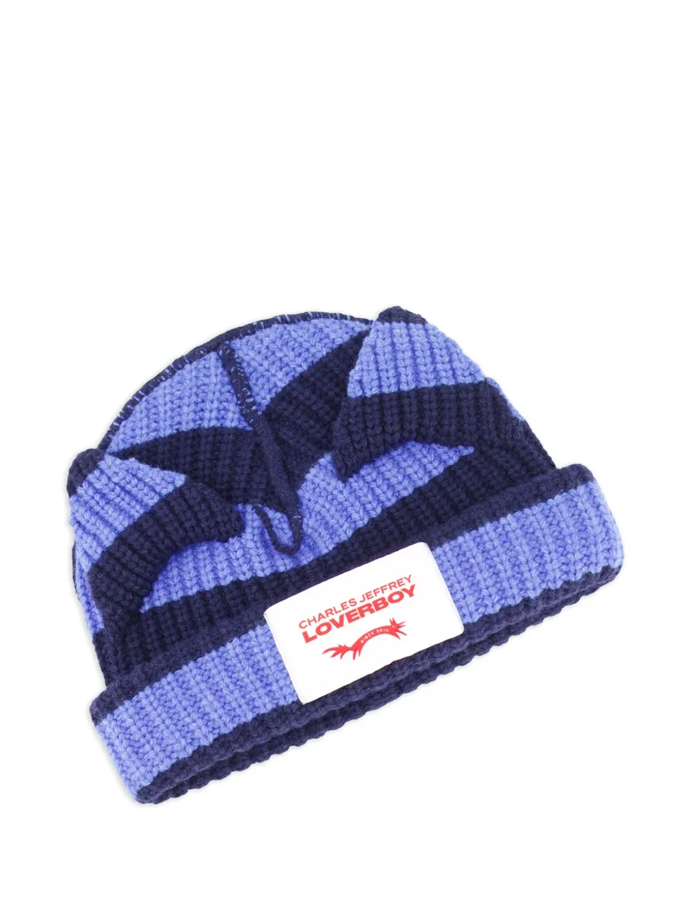 Charles Jeffrey Loverboy Chunky muts met oren Blauw
