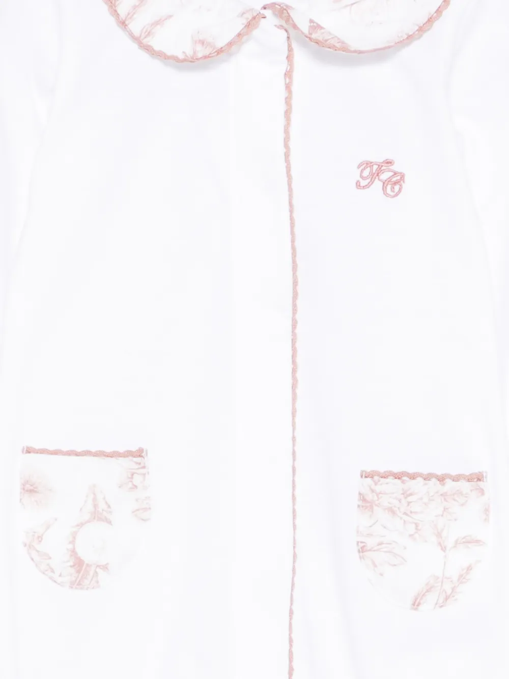 Tartine Et Chocolat Pyjama met bloemenprint Wit