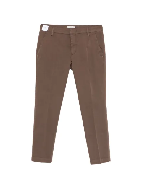 Entre Amis pressed-crease tailored trousers