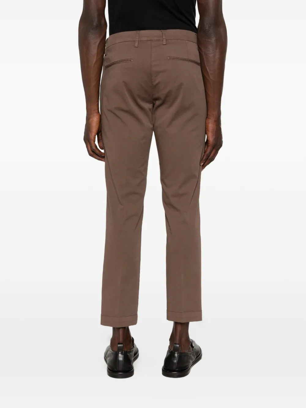 Entre Amis Geplooide pantalon Bruin