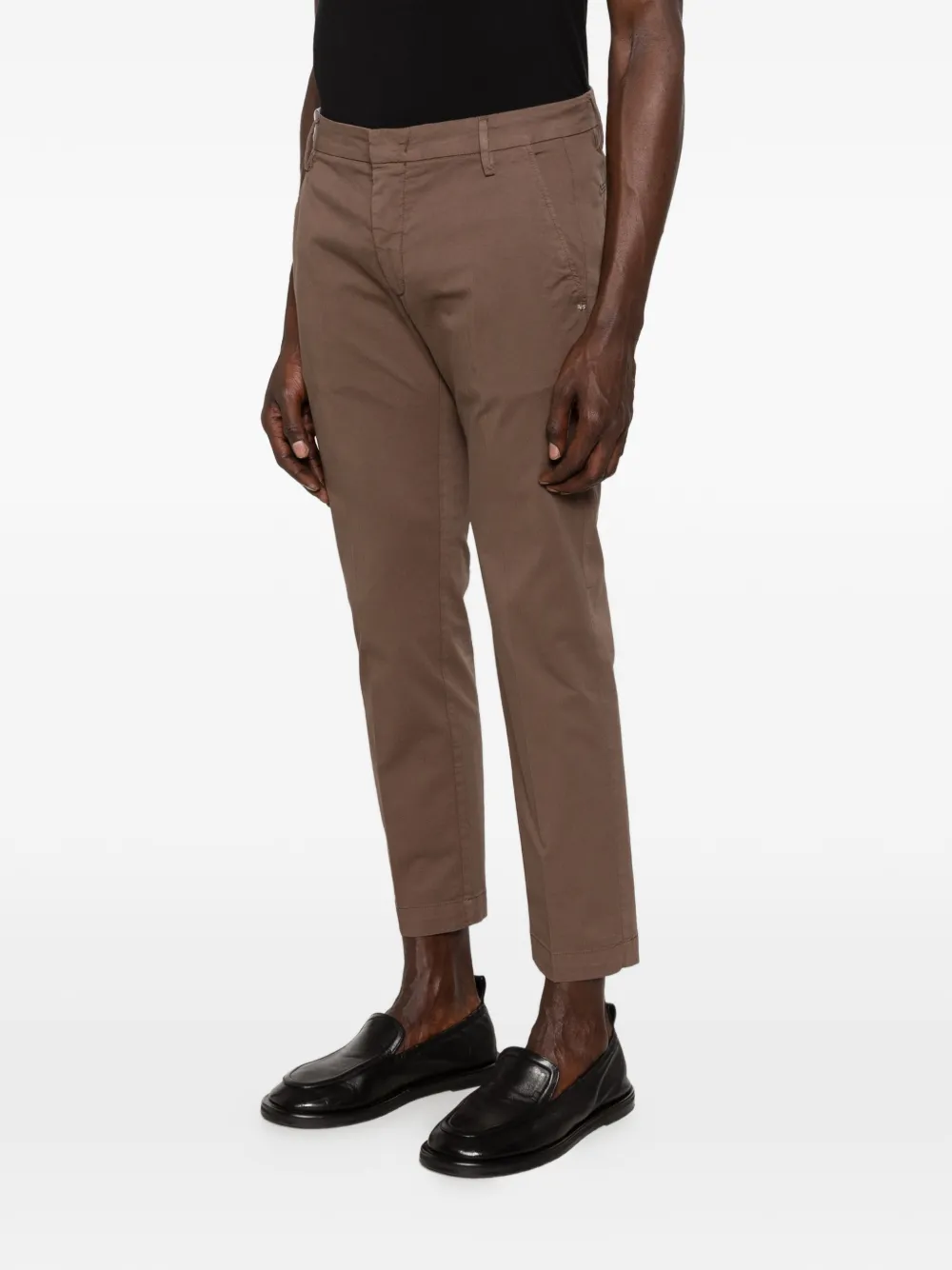 Entre Amis Geplooide pantalon Bruin