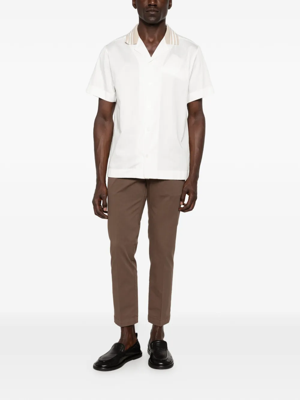 Entre Amis Geplooide pantalon Bruin