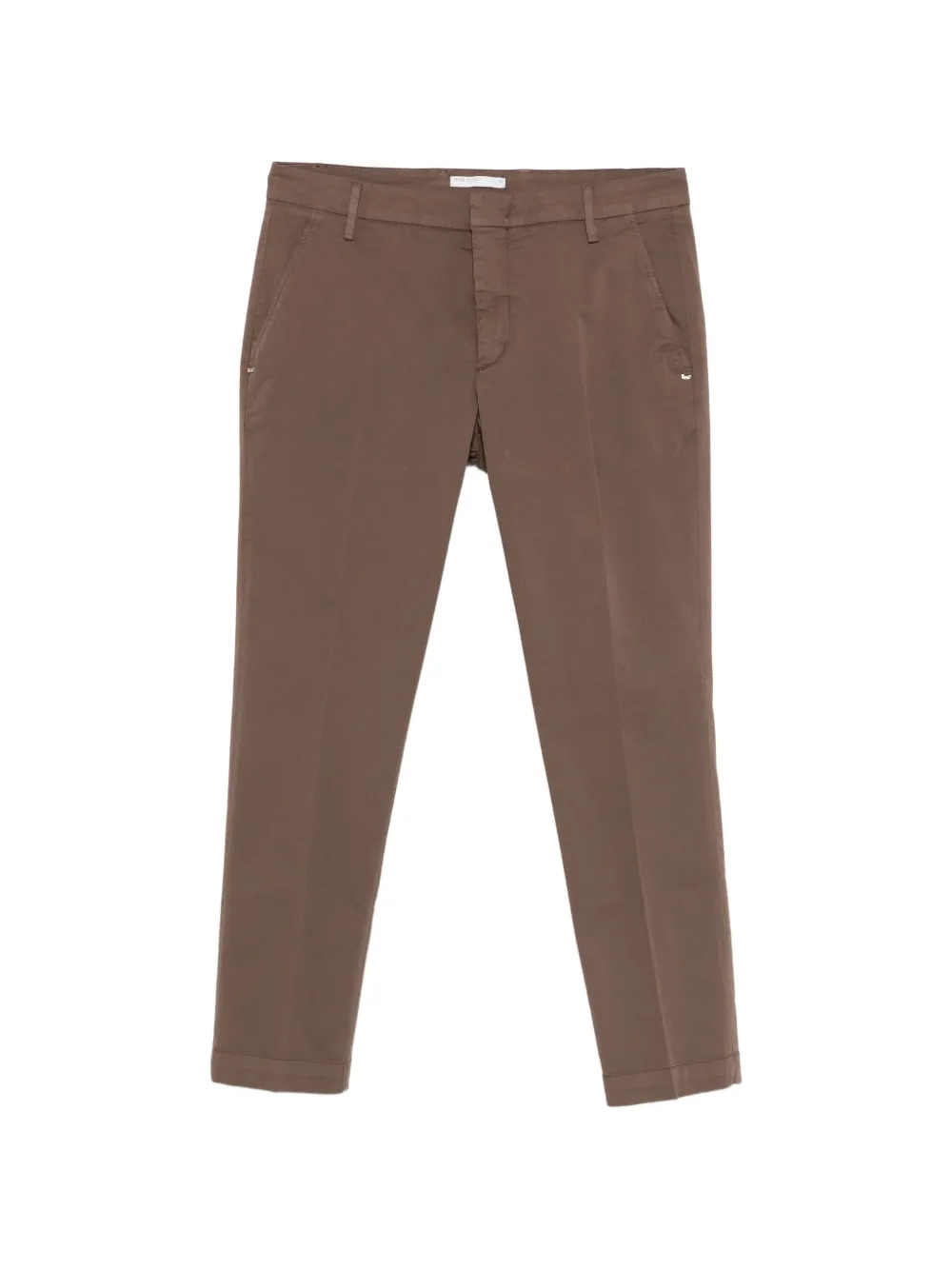 Entre Amis pressed-crease tailored trousers - Marrone