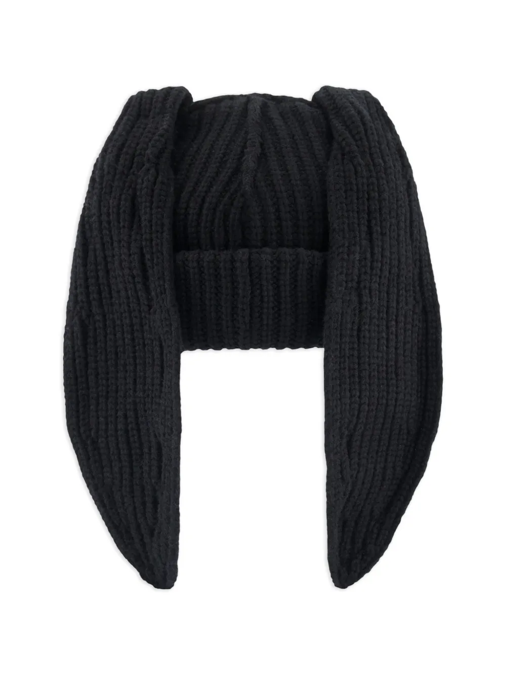 Charles Jeffrey Loverboy Chunky Bunny Beanie Hat | Black | FARFETCH ZA