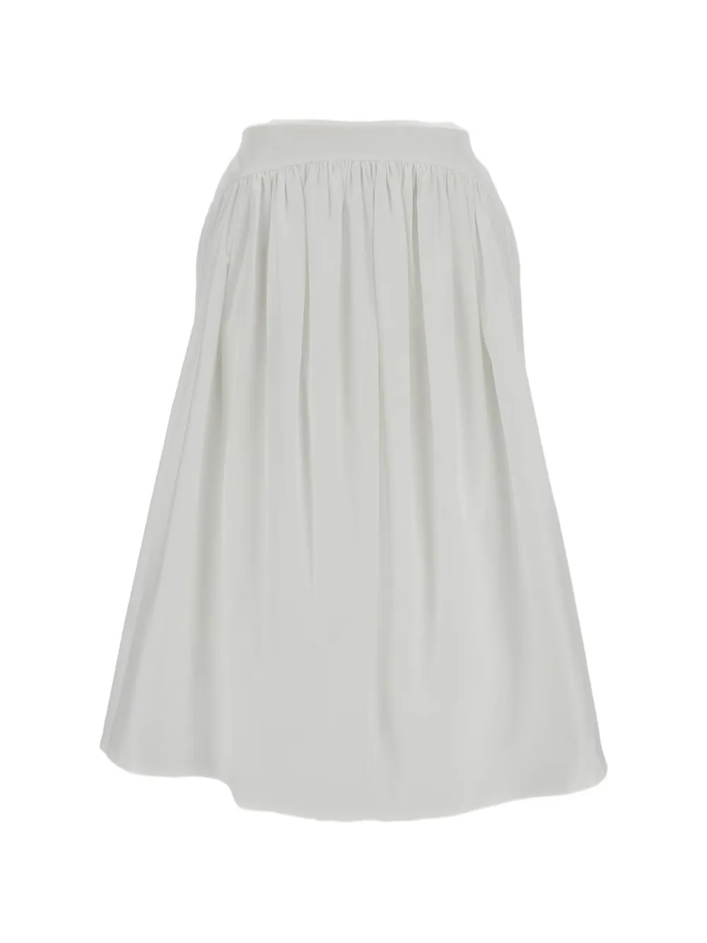 Simone Rocha gathered midi skirt - Bianco