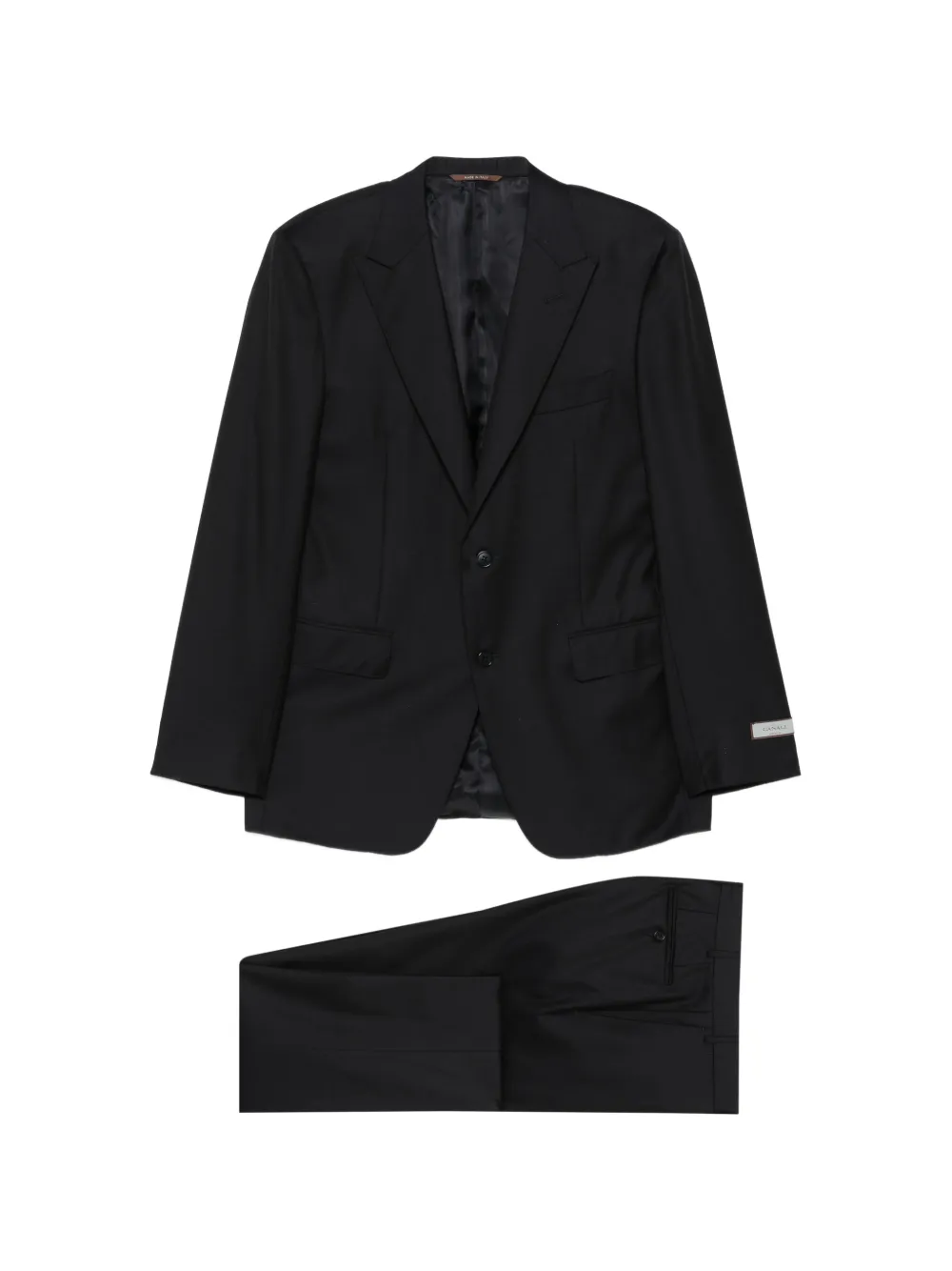 Canali 싱글 브레스티드 수트 | 블루 | Image 1