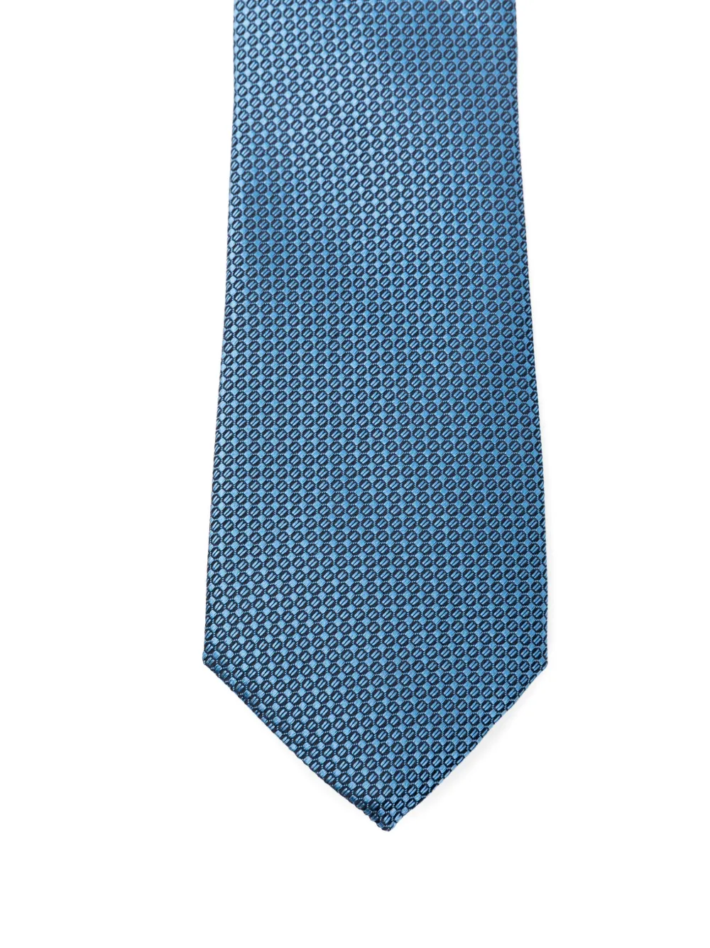  Canali Patterned Tie - Blue 