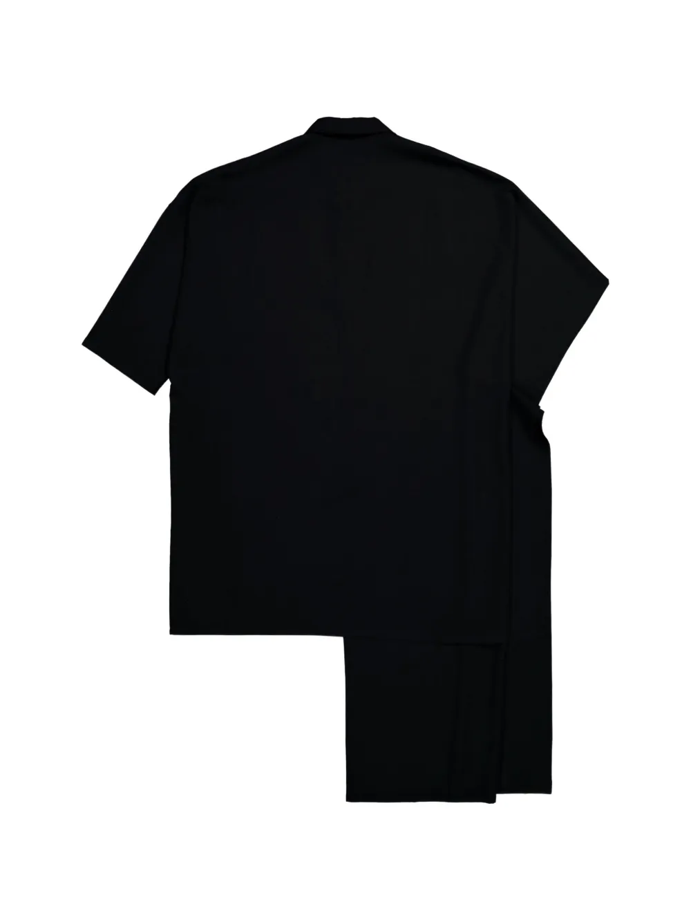  Yohji Yamamoto Asymmetric-design Jacket - Black 
