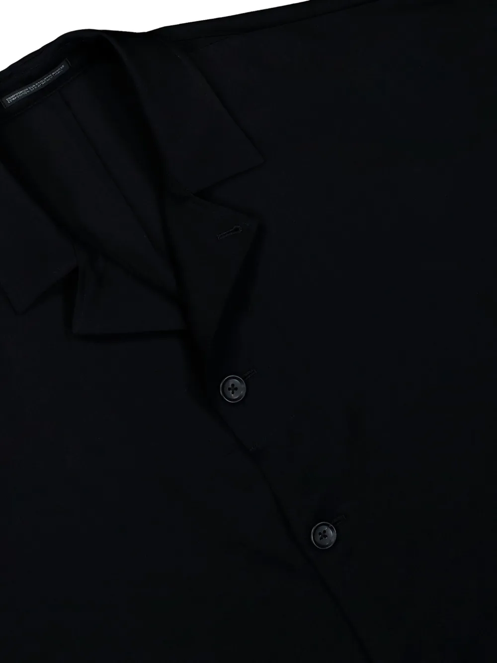  Yohji Yamamoto Asymmetric-design Jacket - Black 