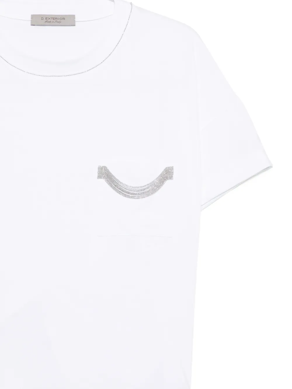  D.exterior Pocket-embellished T-shirt - White 