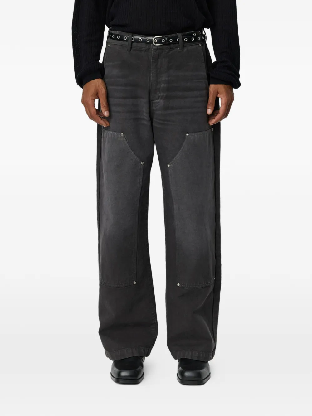 mfpen panelled canvas trousers - Grigio