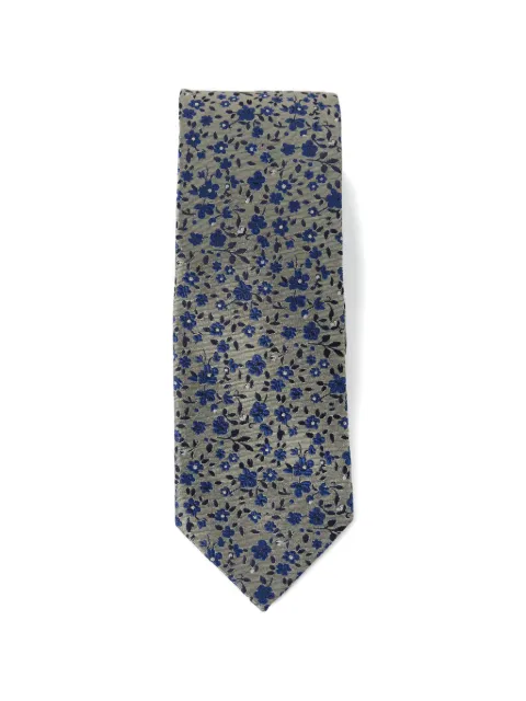 mfpen floral pointed tip tie