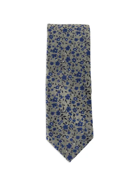 mfpen floral pointed tip tie