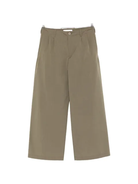 OUR LEGACY Bridge pleated wide leg trousers