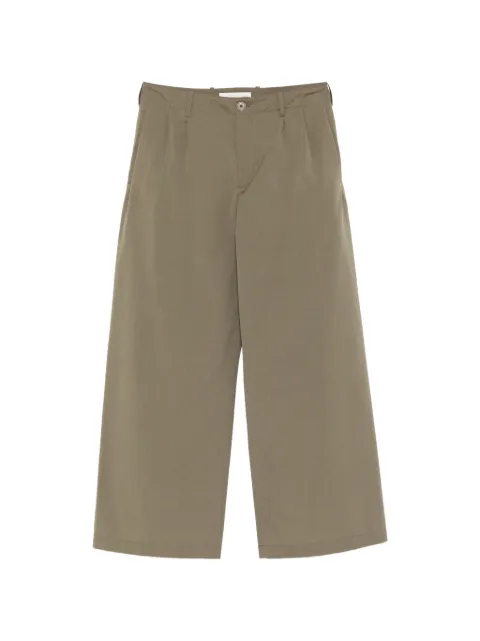 OUR LEGACY Bridge pleated wide leg trousers