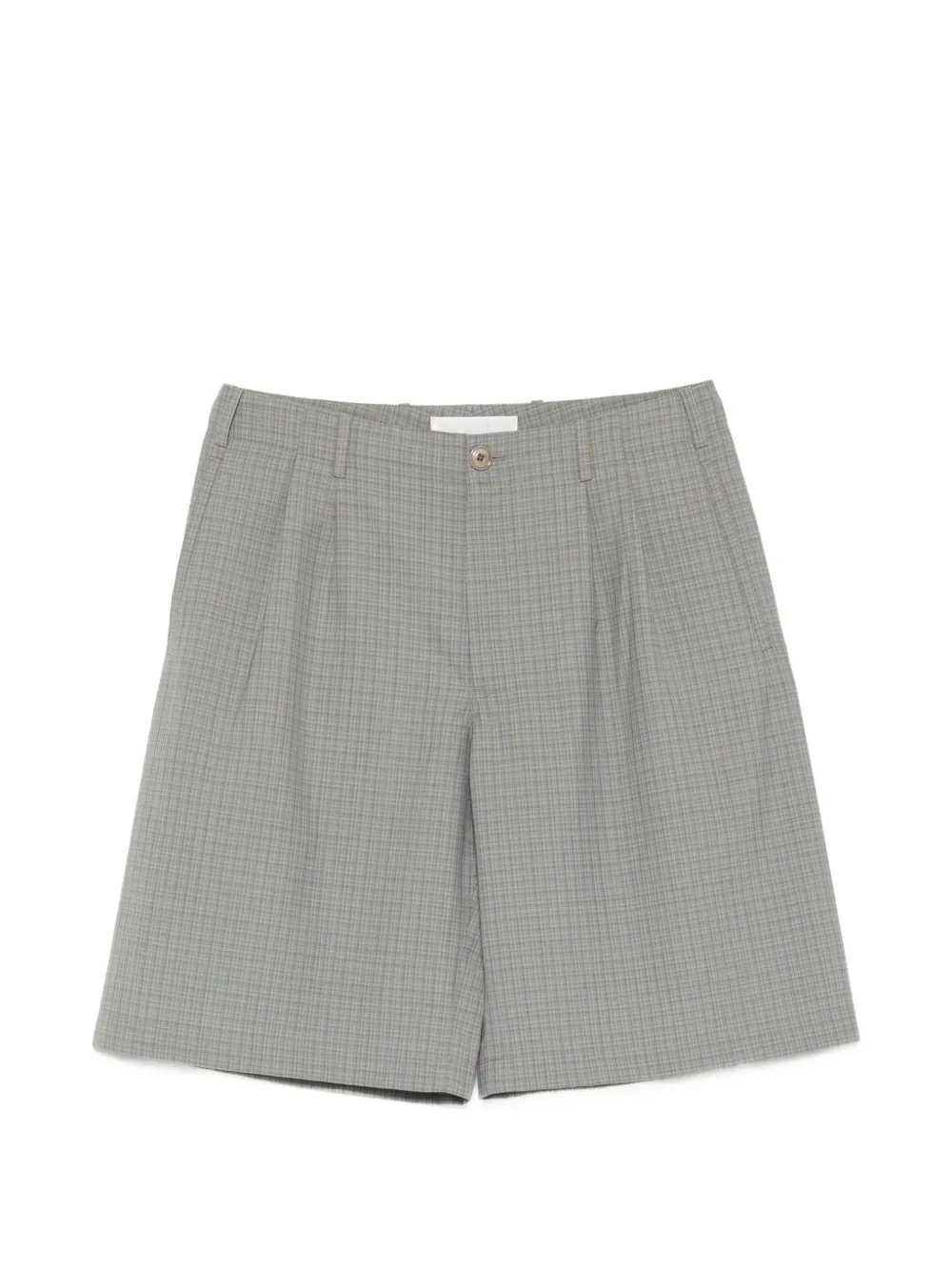 OUR LEGACY 폰테 체크 패턴 쇼츠 | 그린 | Image 1