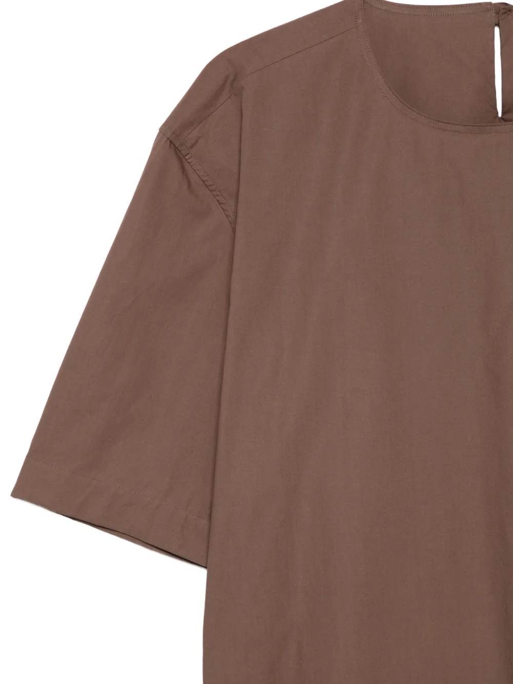  Thelatest Dean Short-sleeve Top - Brown 