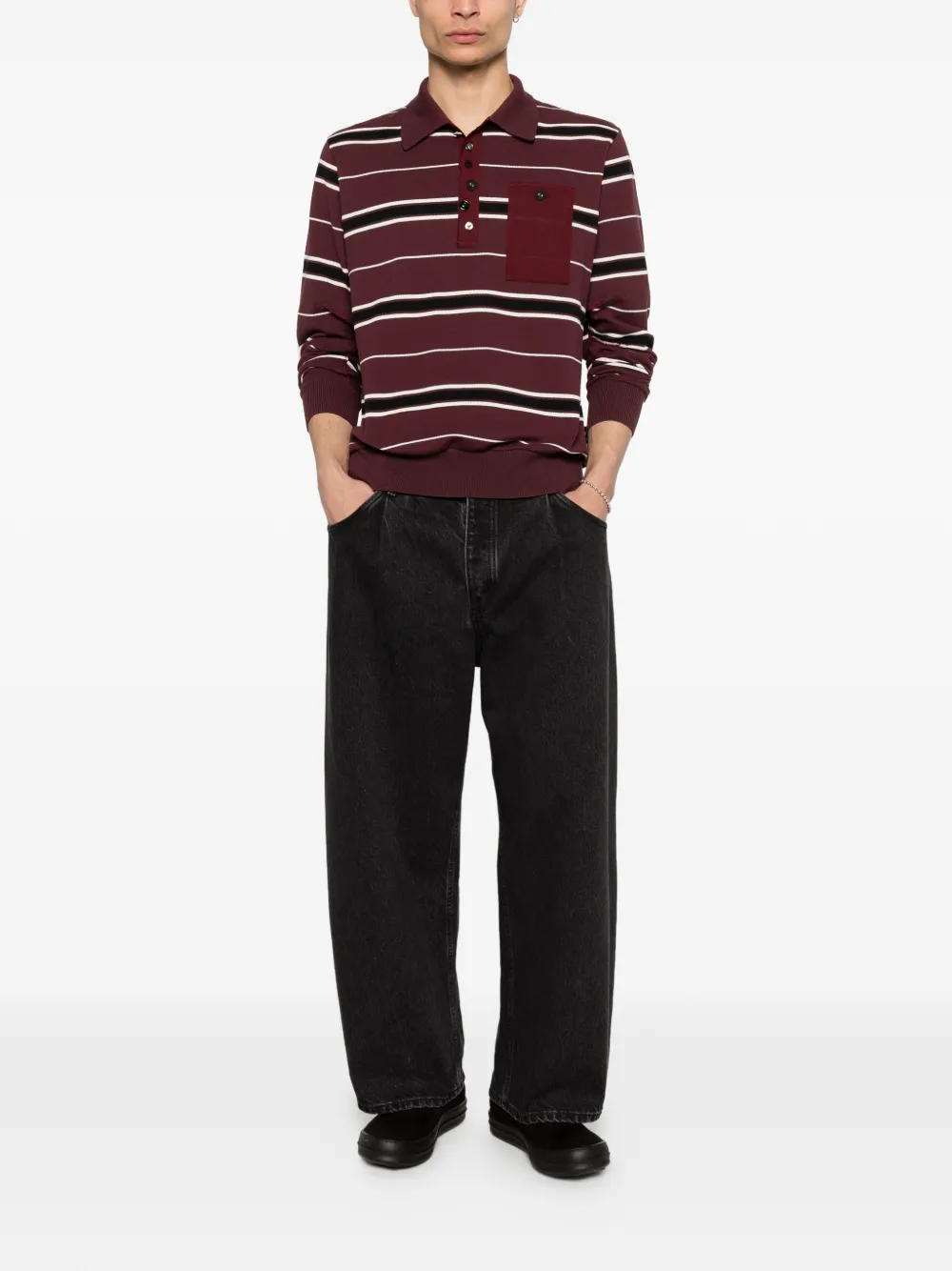 Undercover ストライプ ポロシャツ | Image 2