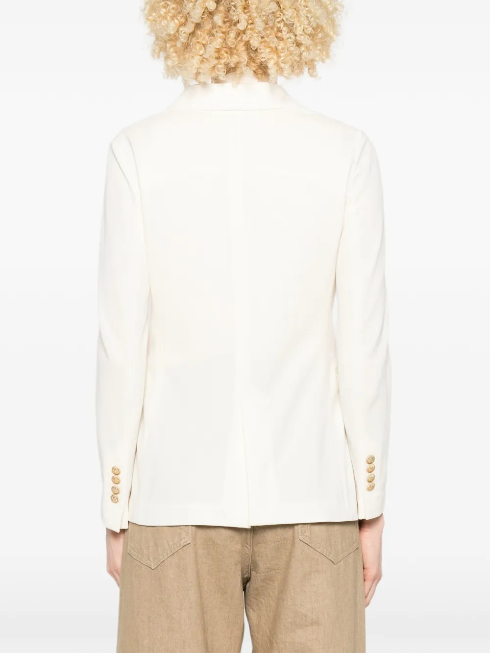 Circolo 1901 Blazer met dubbele rij knopen Beige