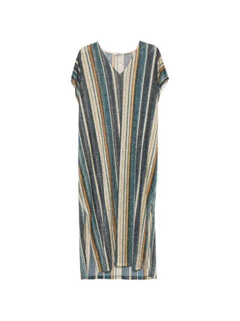 Siyu striped V-neck maxi dress