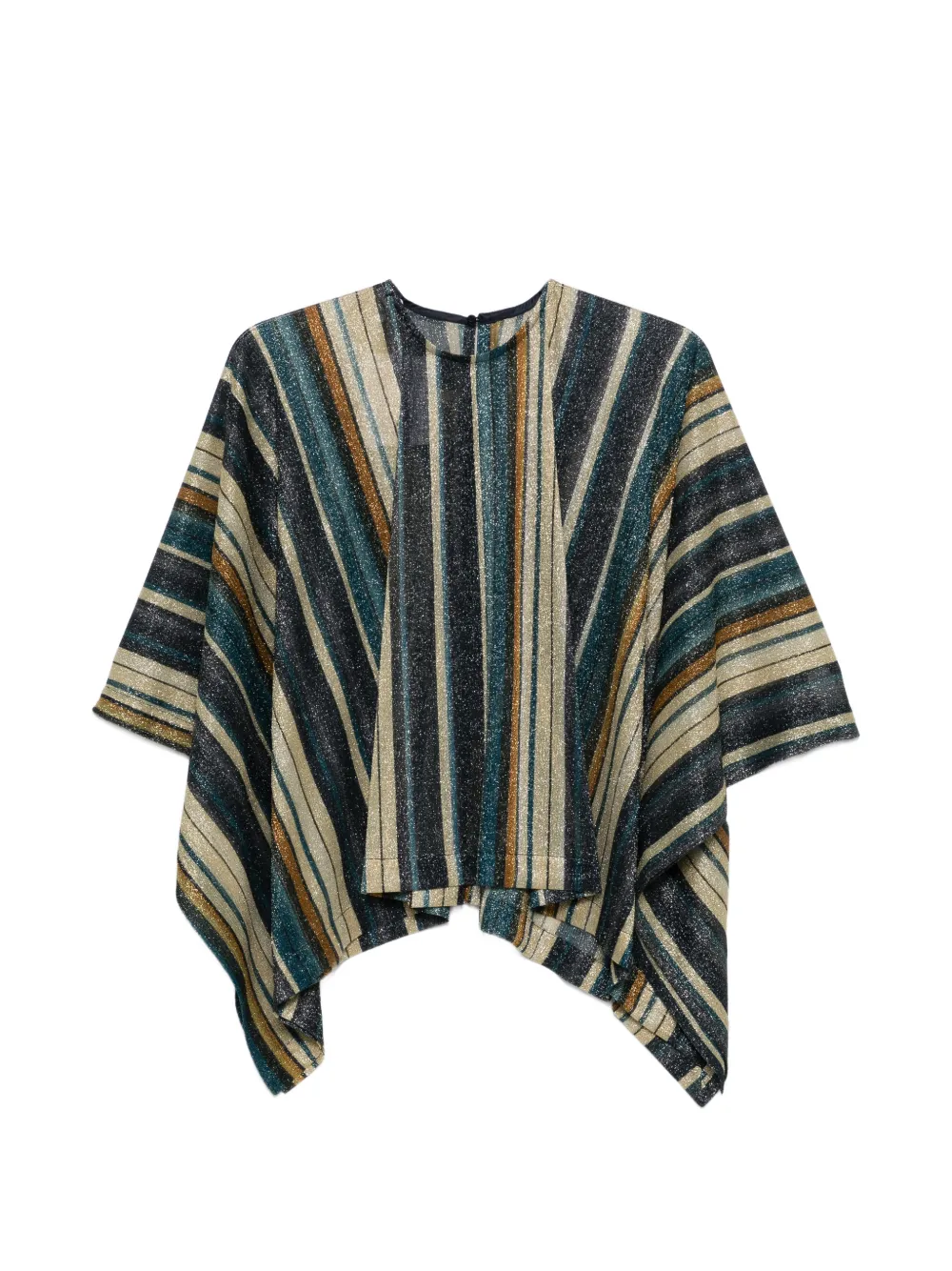 Siyu Zoe striped-pattern kaftan - Blu