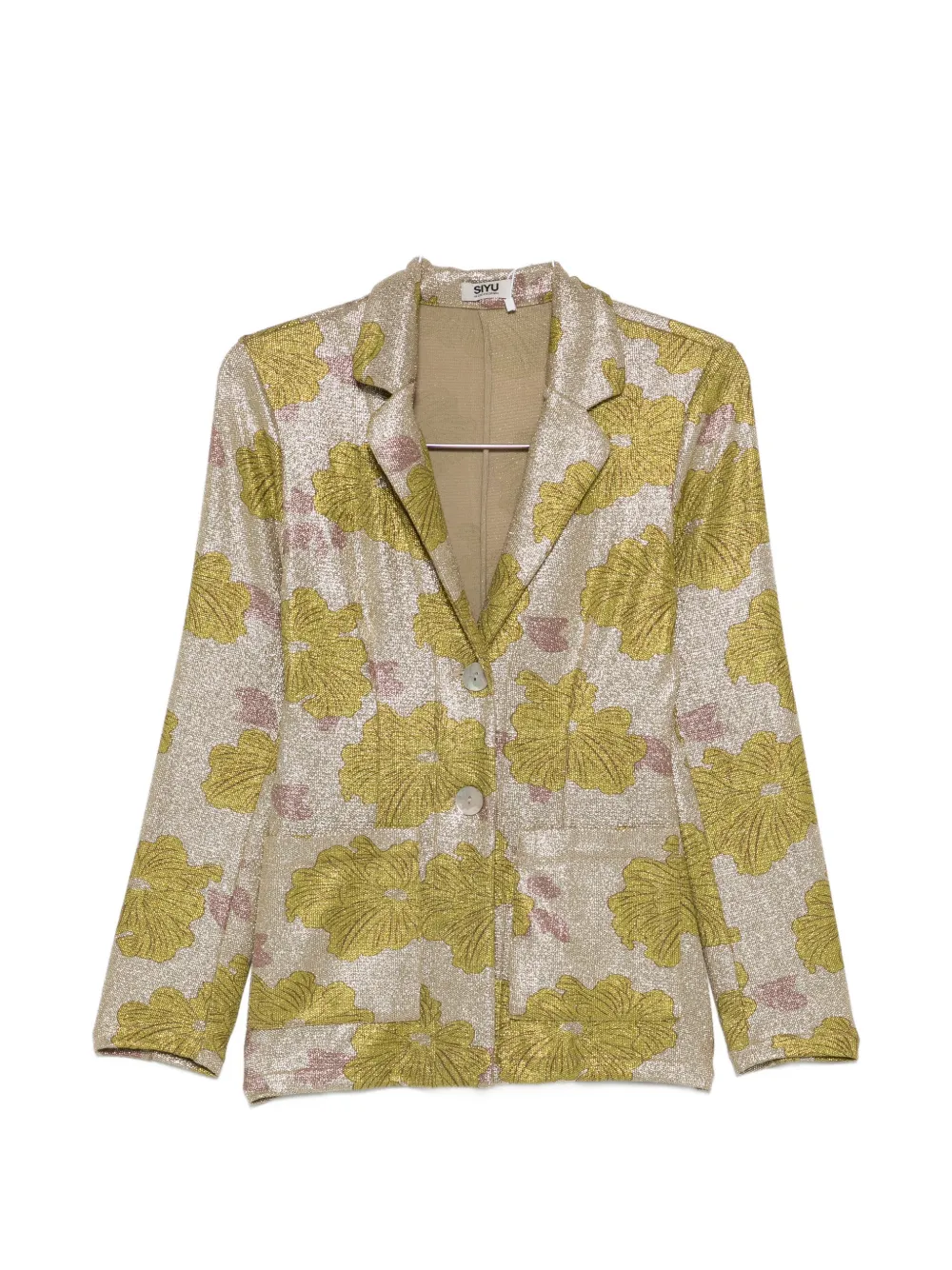 Siyu Rosella floral-print blazer - Oro