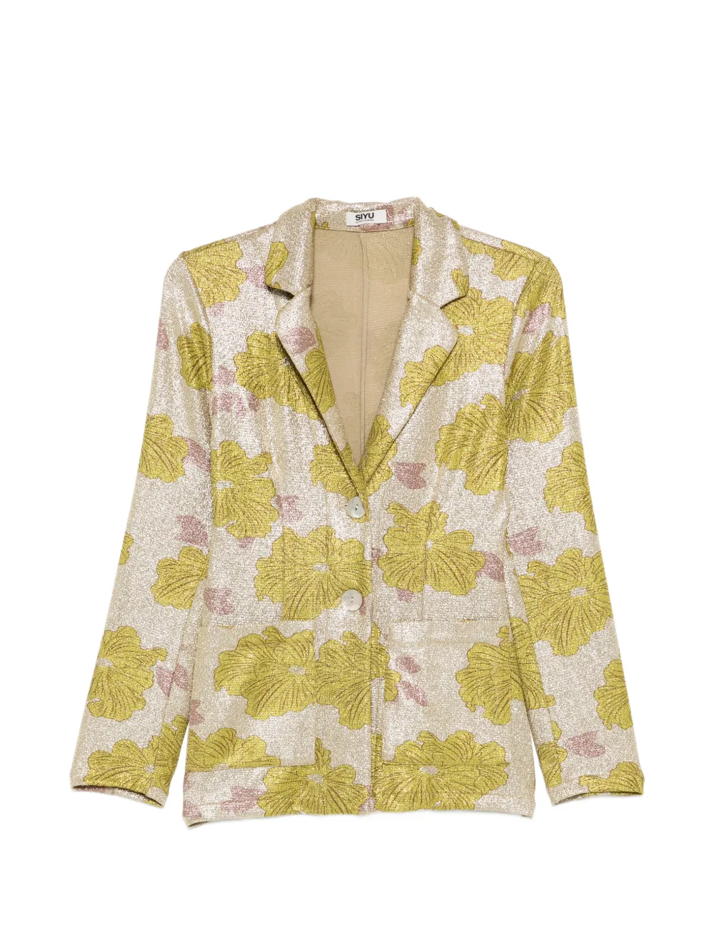 Siyu Rosella floral-print blazer - Oro