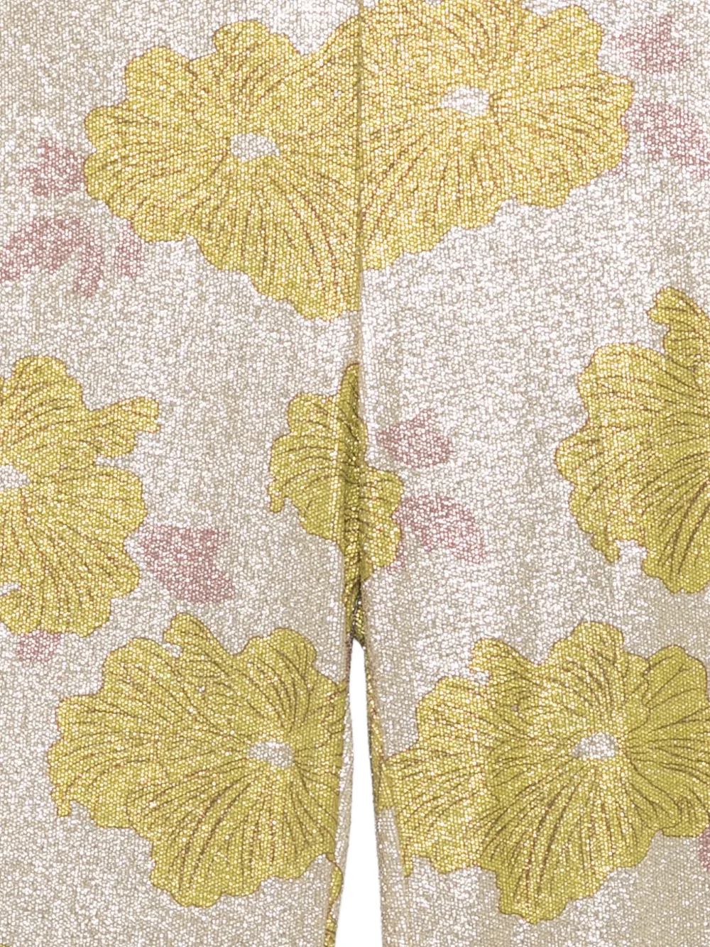  Siyu Pantalones Con Estampado Floral - Verde 