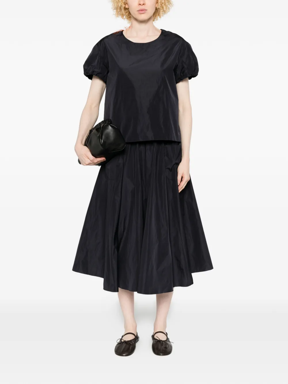  Susanne Bommer Puff-sleeve Blouse - Blue 