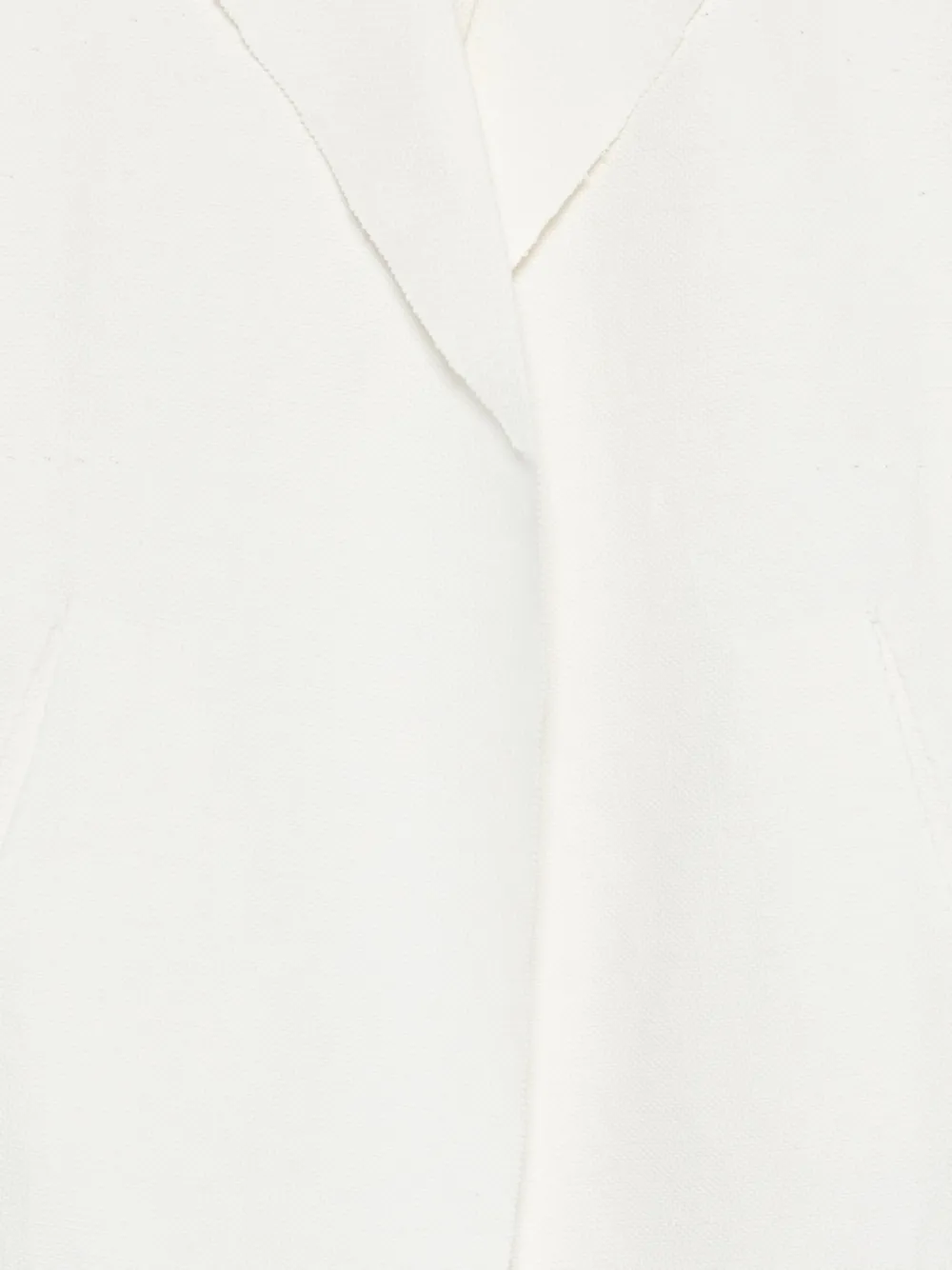  Boboutic Shawl-collar Cape - White 