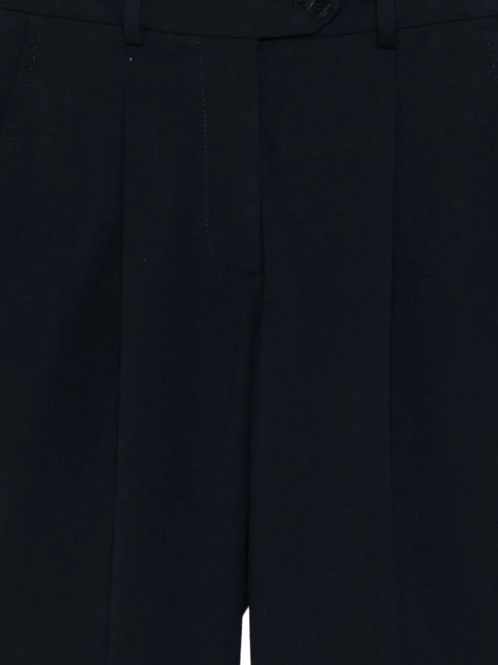  Circolo 1901 Pleated Cropped Trousers - Blue 