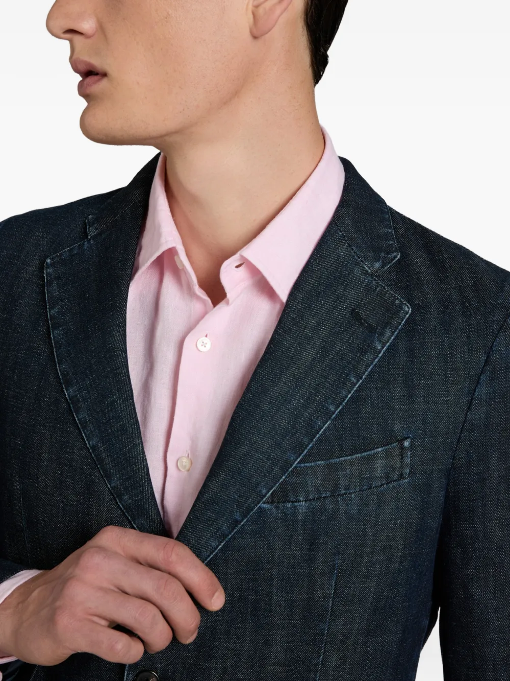 Denim Slim Blazer