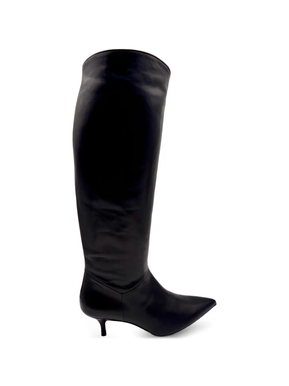 GUGLIELMO ROTTA Enkellaarzen met puntige neus Zwart