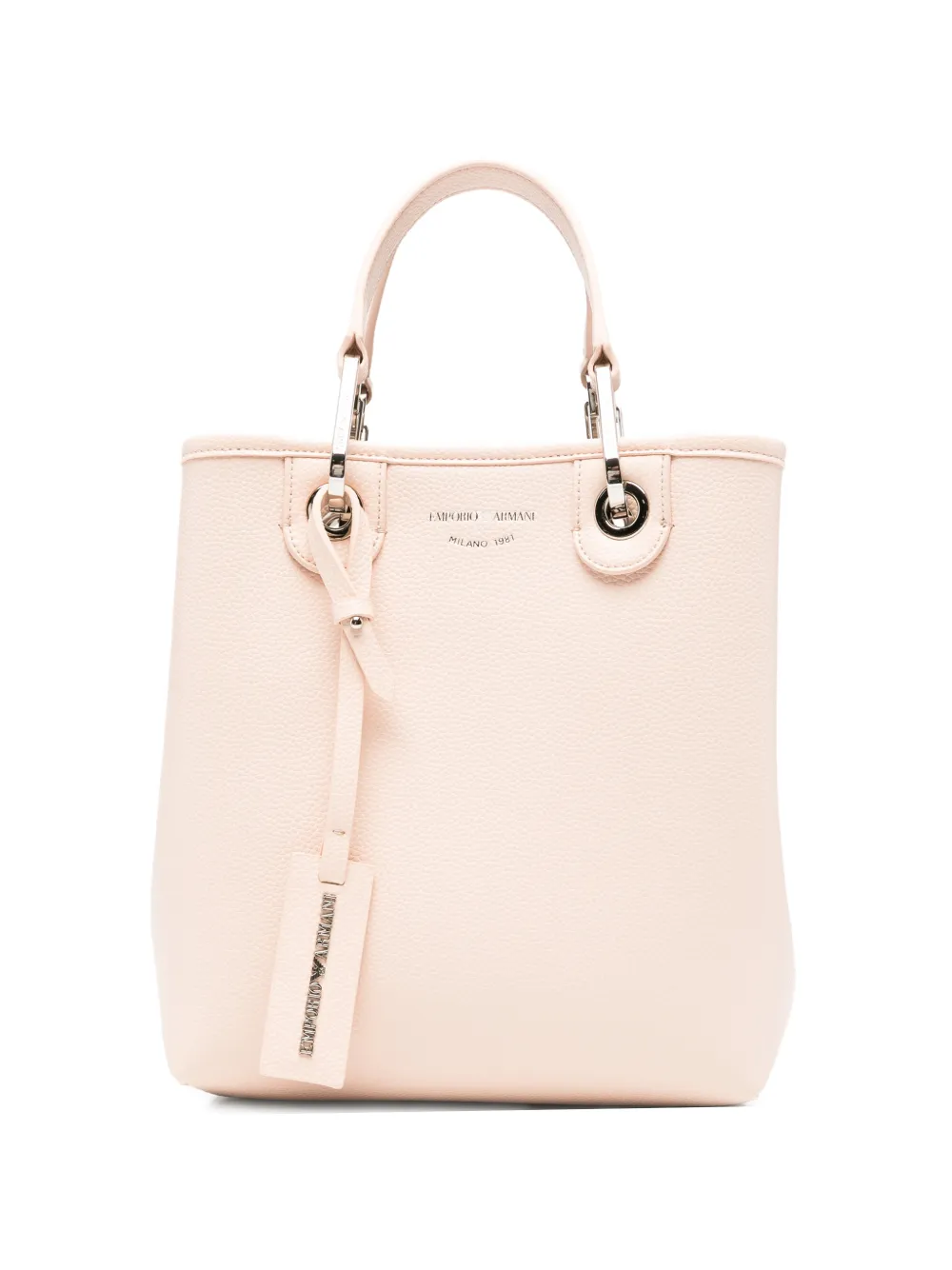 Emporio Armani logo-detail tote bag - Rosa