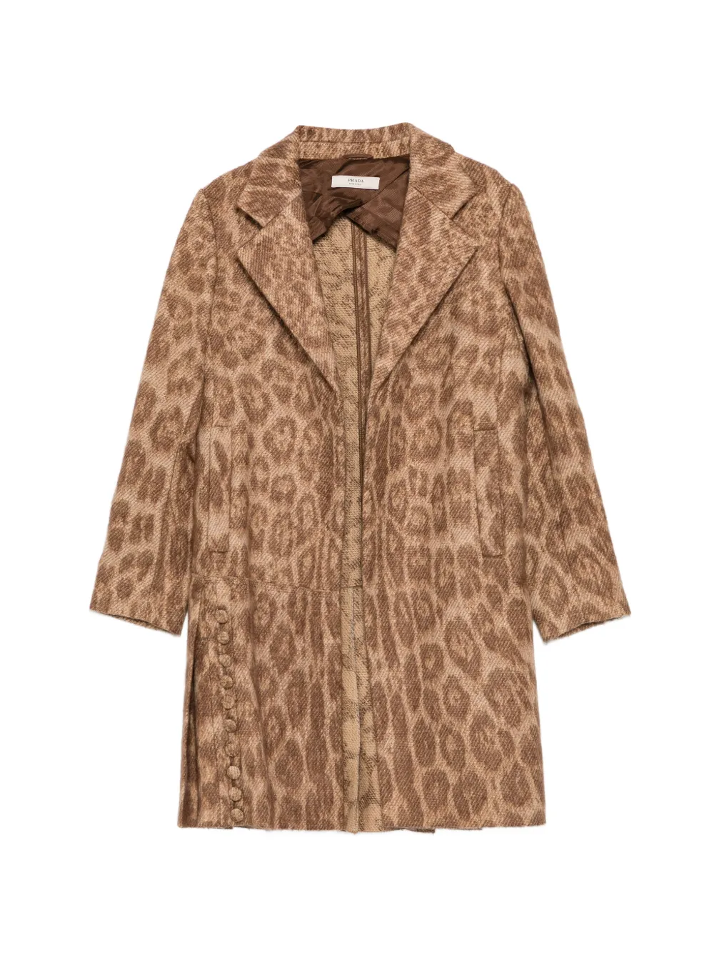 Prada Pre-Owned Cappotto con stampa - Toni neutri