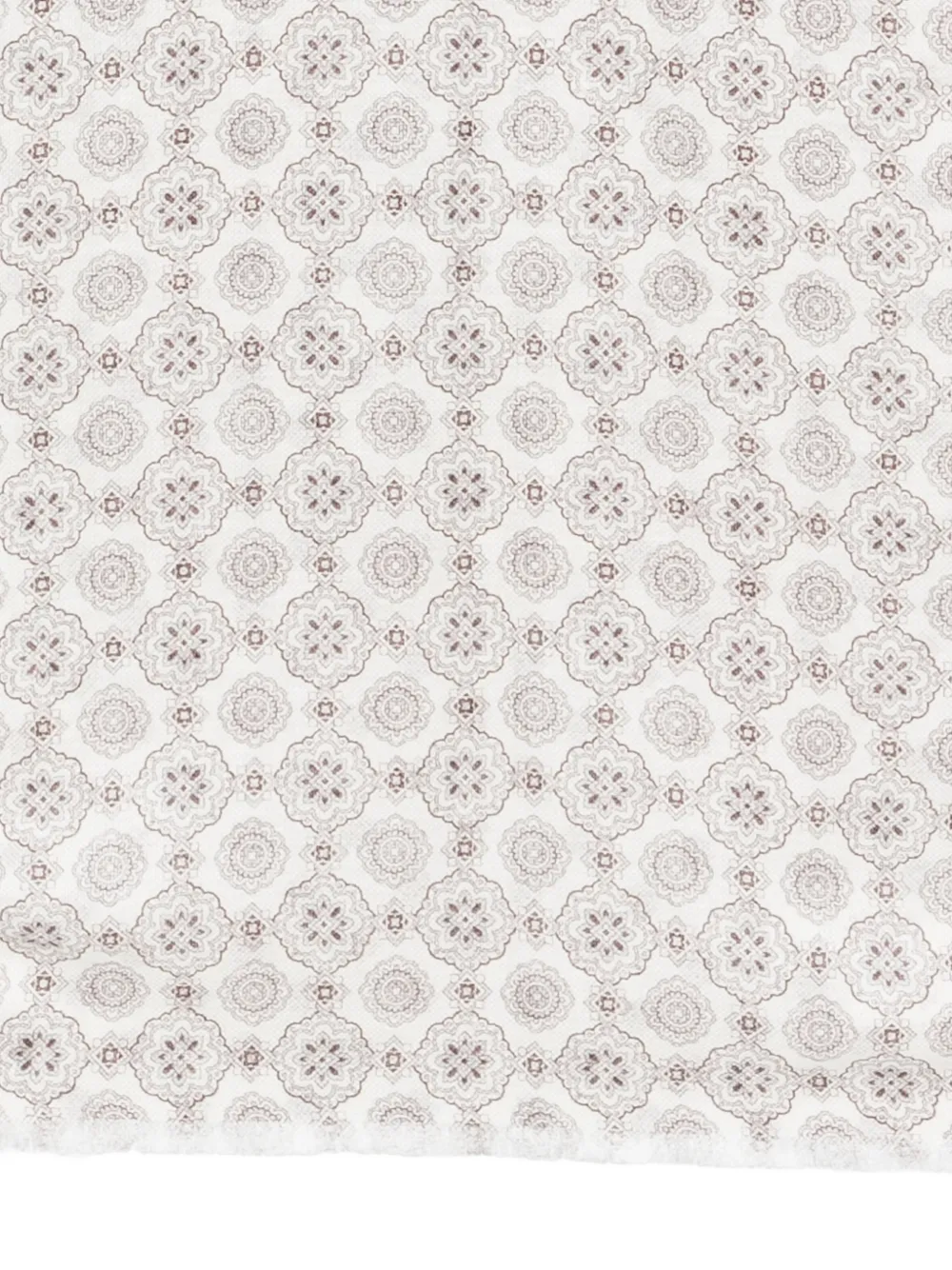  Dell'oglio Creta Geometric-patterned Scarf - Neutrals 