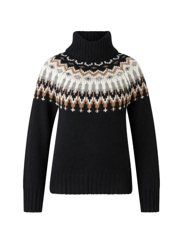 Bogner Ingrid Roll-neck Sweater in Black