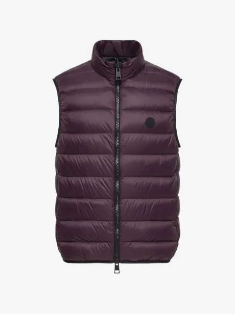 Moncler logo-patch quilted gilet