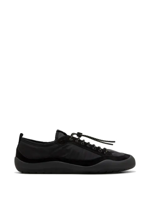 Prada suede lace-up sneakers