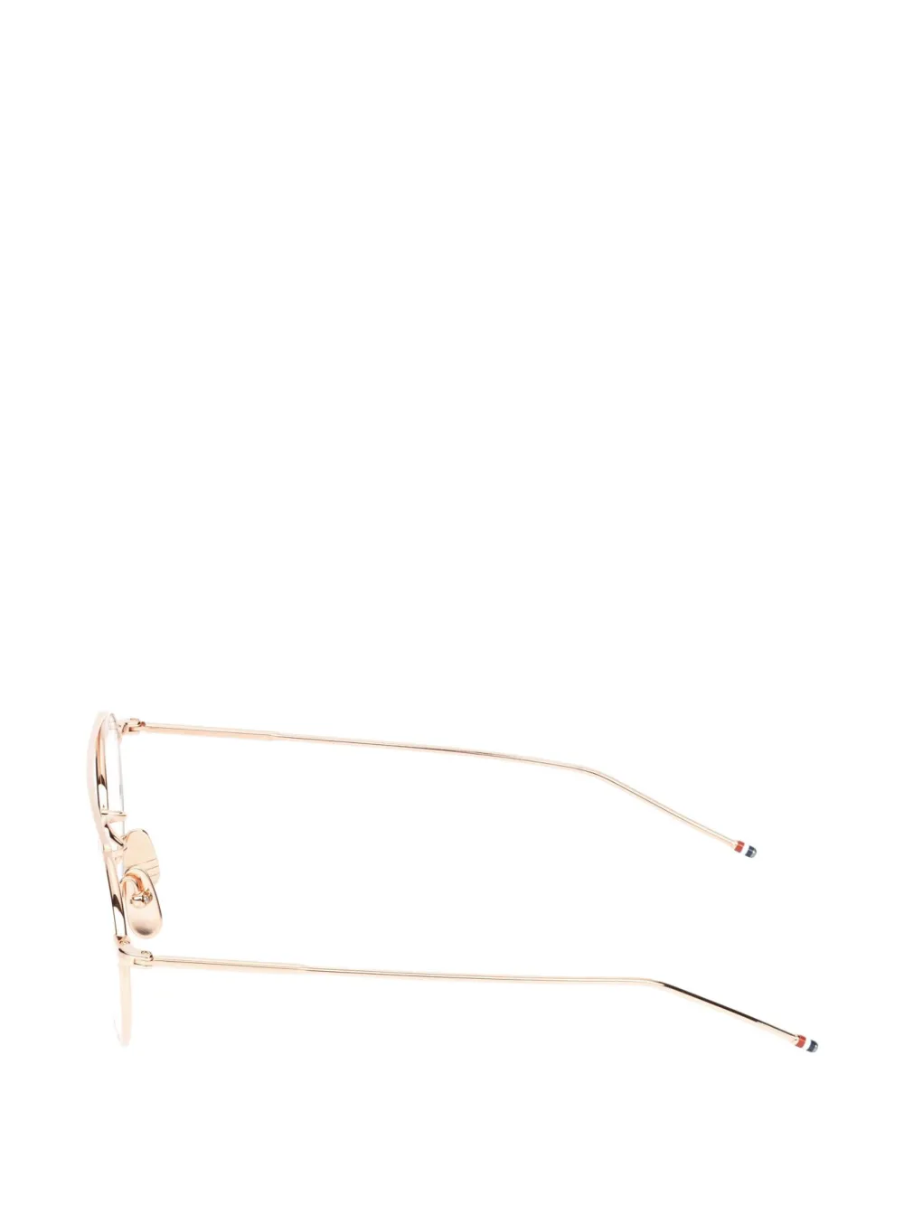  Thom Browne Eyewear Round-frame Glasses - Gold 