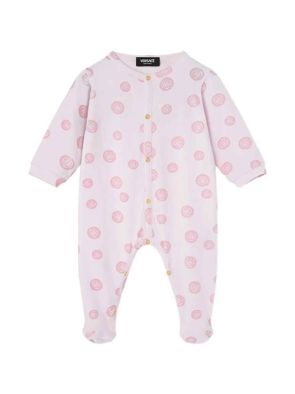 Versace Kids pattern pajama - Rosa