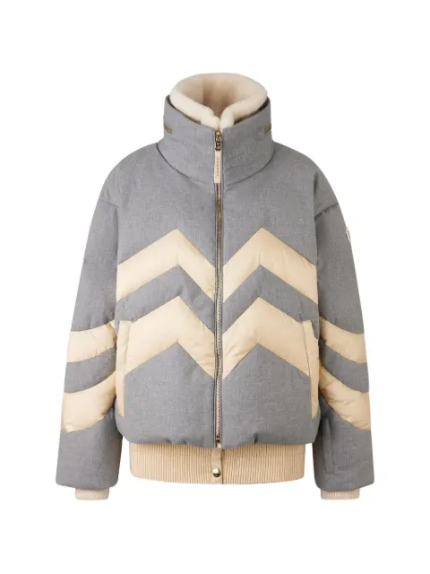BOGNER Valea chevron-pattern puffer jacket